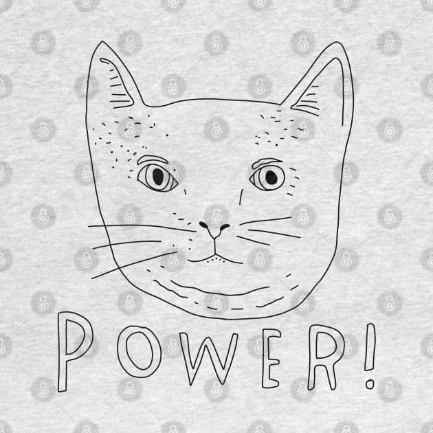 Frightened Rabbit Power Cat by SentABearToSpace 